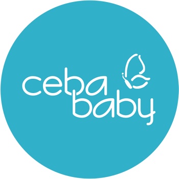 CebaBaby popôrodný vankúš Biele bodky na sivom