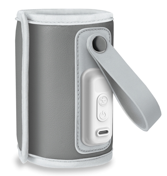 Lionelo Thermup Go Grey Silver prenosná ohrievačka fliaš