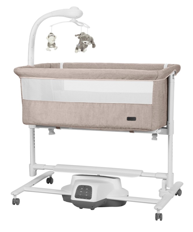 Carrello Bloom CRL-10304 Cream Beige prístavná postieľka