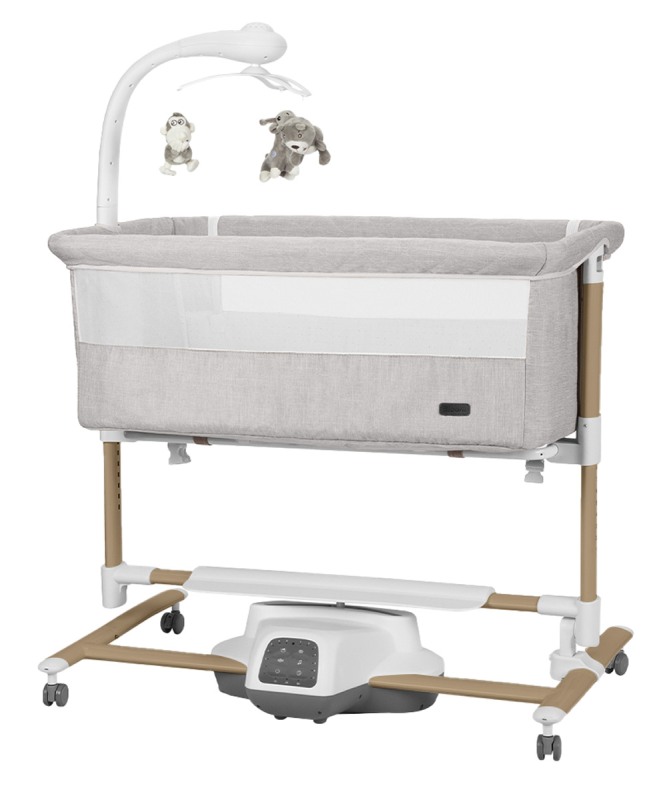 Carrello Bloom CRL-10304 Silk Beige prístavná postieľka