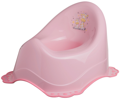 Maltex Baby protišmykový nočník Žirafa ružový
